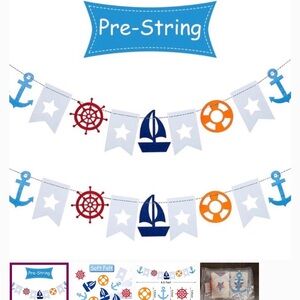 Nautical Anchor and Star Pouches Banner